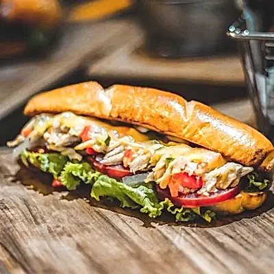 Chipotle Chicken and Cheese sub